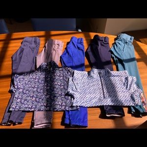 Lot Girls Riding Tights & Shirts - Kerrits & Ovatio